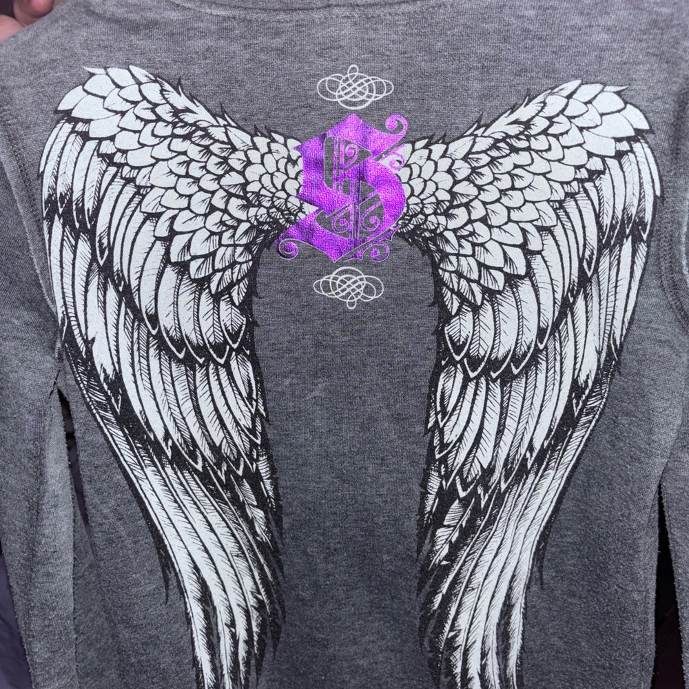 Affliction Sinful Gray Hoodie - Picture 6 of 7